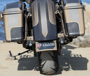 Trask Performance License Plate Frame and Mount Harley